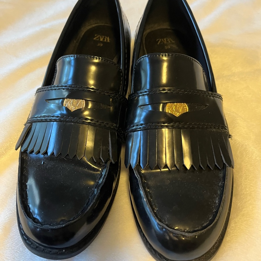 Zara penny loafer